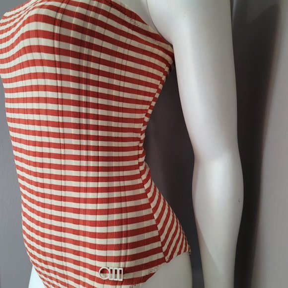 Solid & Striped The Madeline Swimsuit in Bronze Rib Sz SM - Picture 4 of 14